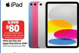 Meijer Apple iPad A16 offer