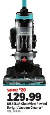Meijer BISSELL CleanView Rewind Upright Vacuum Cleaner offer