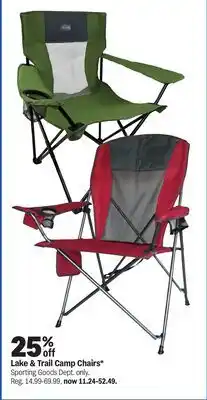 Meijer Lake & Trail Camp Chairs Sporting Goods offer