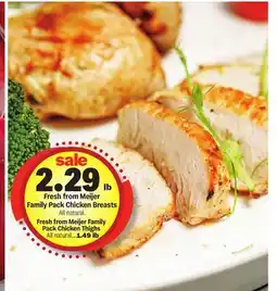 Meijer Fresh from Meijer Family Pack Chicken Breasts offer