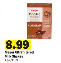 Meijer Meijer Ultrafiltered Milk Shakes offer