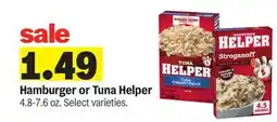 Meijer Hamburger or Tuna Helper offer