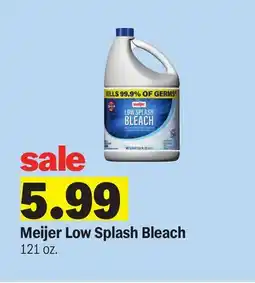 Meijer Meijer Low Splash Bleach offer