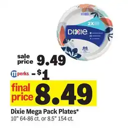 Meijer Dixie Mega Pack Plates offer