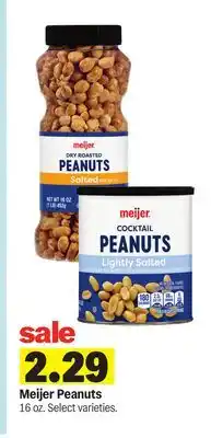 Meijer Meijer Peanuts offer