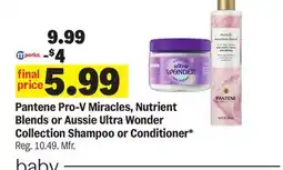 Meijer Pantene Pro-V Miracles, Nutrient Blends or Aussie Ultra Wonder Collection Shampoo or Conditioner offer