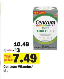 Meijer Centrum Vitamins offer