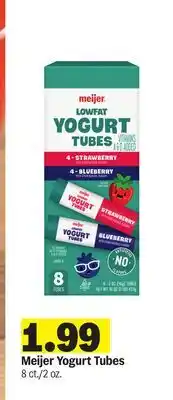 Meijer Meijer Yogurt Tubes offer