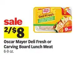 Meijer Oscar Mayer Deli Fresh or Carving Board Lunch Meat offer