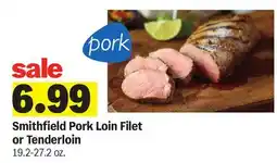 Meijer Smithfield Pork Loin Filet or Tenderloin offer