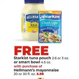 Hy-Vee Hellmann's mayonnaise offer