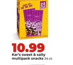 Hy-Vee Kar's sweet & salty multipack snacks offer