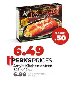 Hy-Vee Amy's Kitchen entrée offer