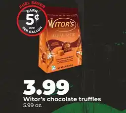 Hy-Vee Witor's chocolate truffles offer