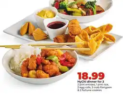 Hy-Vee HyChi dinner for 2 offer