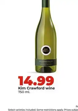 Hy-Vee Kim Crawford wine offer