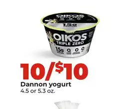 Hy-Vee Dannon yogurt offer