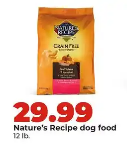 Hy-Vee Nature's Recipe dog food offer