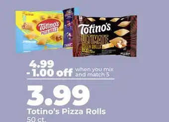 Hy-Vee Totino's Pizza Rolls offer