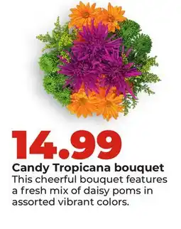 Hy-Vee Candy Tropicana bouquet offer
