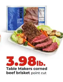 Hy-Vee Table Makers corned beef brisket offer