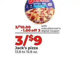 Hy-Vee Jack's pizza offer