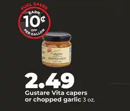 Hy-Vee Gustare Vita capers or chopped garlic offer