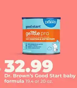 Hy-Vee Dr. Brown's Good Start baby formula offer