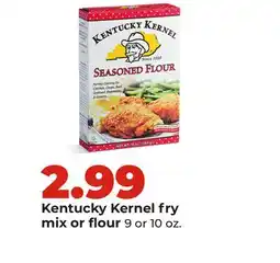 Hy-Vee Kentucky Kernel fry mix or flour offer