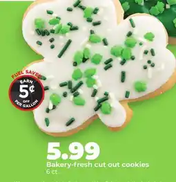 Hy-Vee Bakery-fresh cut out cookies offer