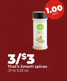 Hy-Vee That's Smart! spices offer