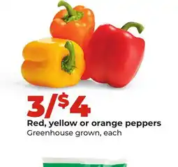 Hy-Vee Red, yellow or orange peppers offer