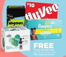 Hy-Vee P&G baby products offer