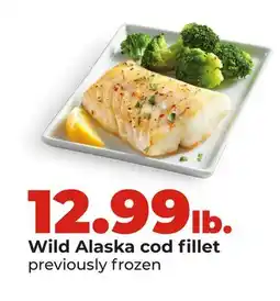 Hy-Vee Wild Alaska cod fillet offer