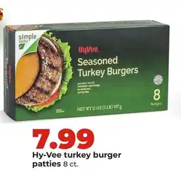 Hy-Vee Hy-Vee turkey burger patties offer