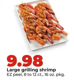 Hy-Vee Large grilling shrimp EZ offer
