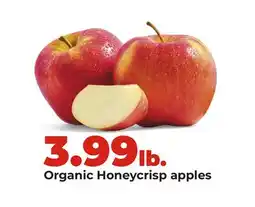 Hy-Vee Organic Honeycrisp apples offer