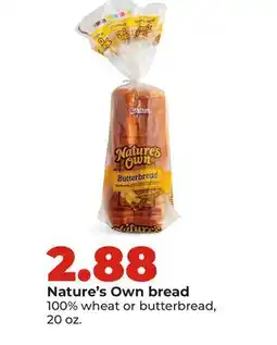 Hy-Vee Nature's Own bread offer