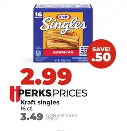 Hy-Vee Kraft singles offer