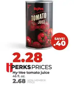 Hy-Vee Hy-Vee tomato juice offer