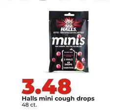 Hy-Vee Halls mini cough drops offer