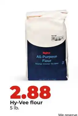 Hy-Vee Hy-Vee flour offer