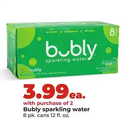Hy-Vee Bubly sparkling water offer