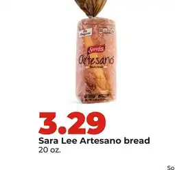 Hy-Vee Sara Lee Artesano bread offer