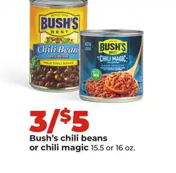 Hy-Vee Bush's chili beans or chili magic offer