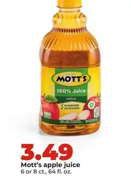 Hy-Vee Mott's apple juice offer