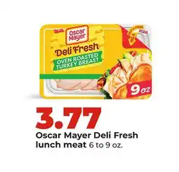 Hy-Vee Oscar Mayer Deli Fresh lunch meat offer