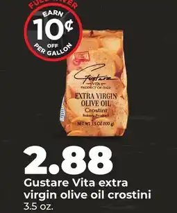 Hy-Vee Gustare Vita extra virgin olive oil crostini offer