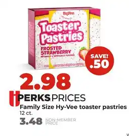 Hy-Vee Family Size Hy-Vee toaster pastries offer