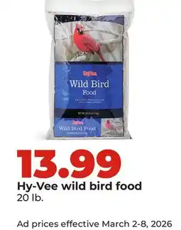 Hy-Vee Hy-Vee wild bird food offer